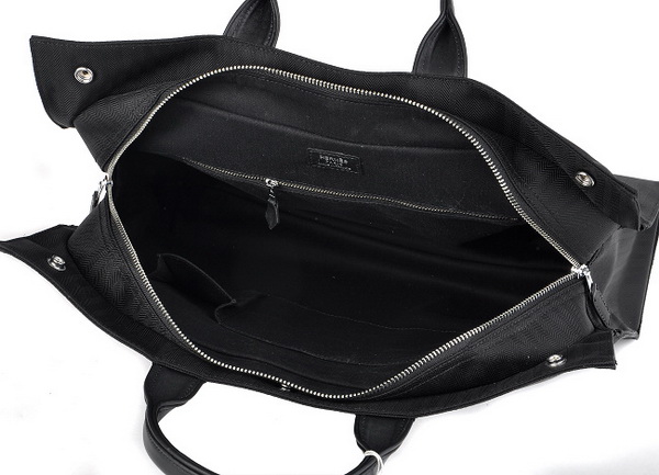 Best Hermes Canvas Handbags Black 509004